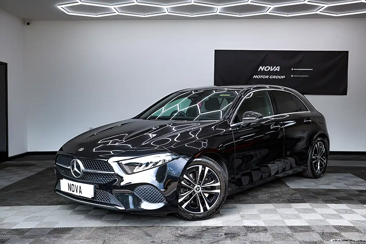 Used 2023 Mercedes-Benz a-Class Sport Executive Black - Interior and Exterior details 2