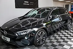 Used 2023 Mercedes-Benz a-Class Sport Executive Black - Interior and Exterior details 7