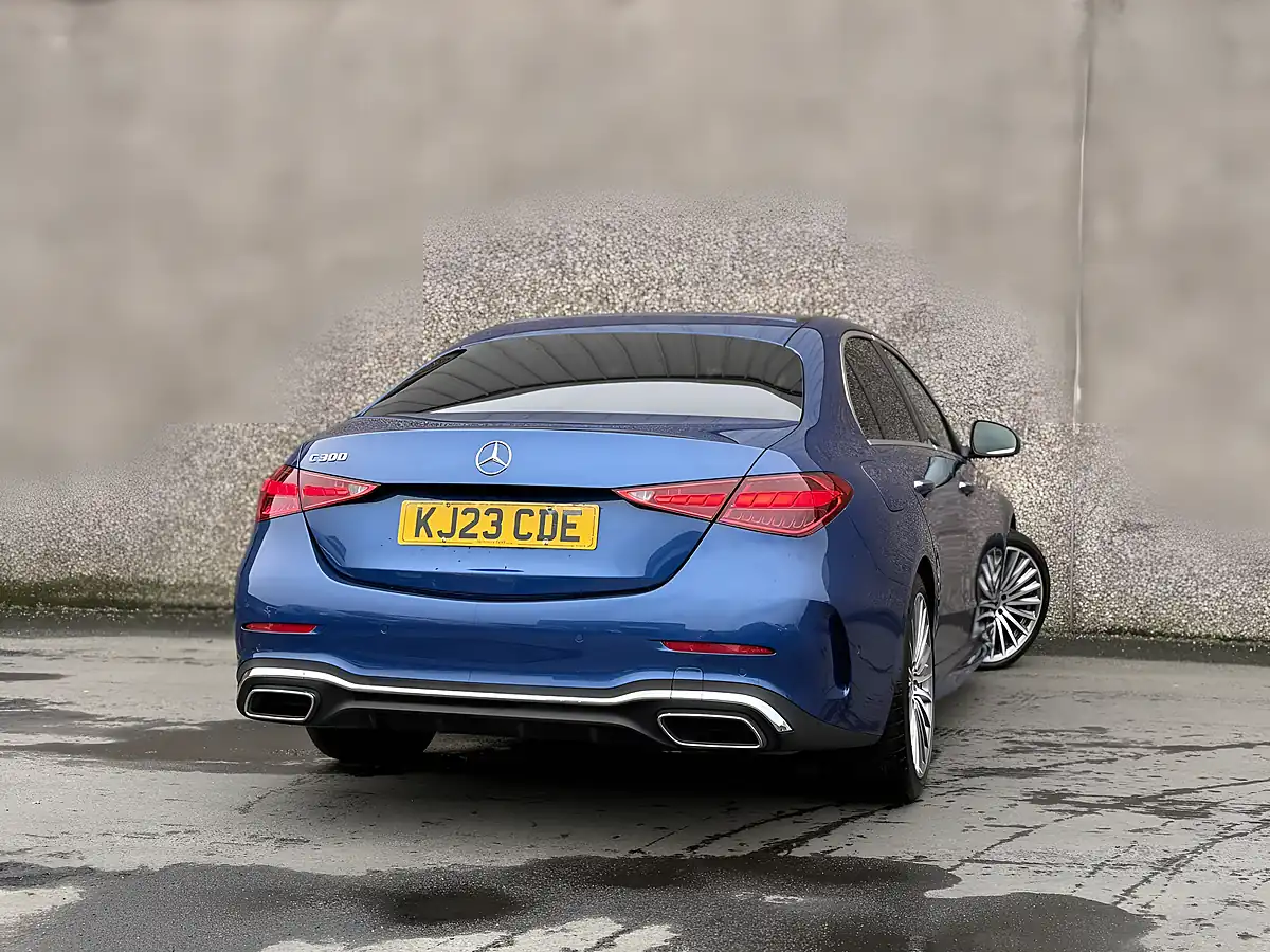 Used 2023 Mercedes-Benz C Class AMG Line Blue - Interior and Exterior details 3