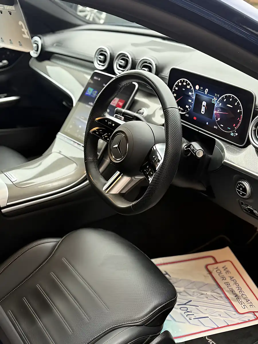 Used 2023 Mercedes-Benz C Class AMG Line Blue - Interior and Exterior details 8