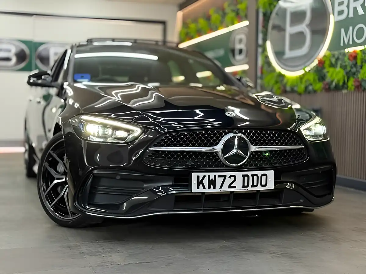 Used 2023 Mercedes-Benz C Class AMG Line Premium Plus Black - Interior and Exterior details 3