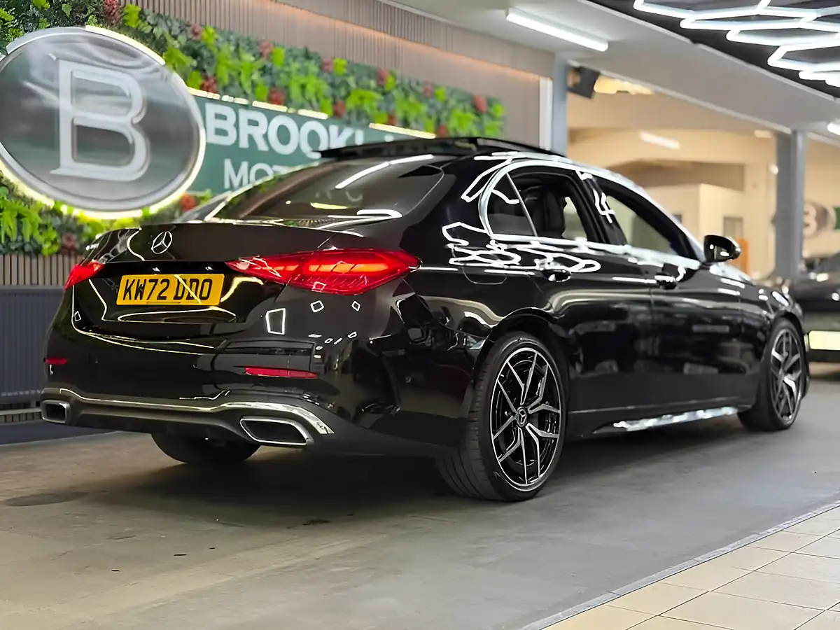 Used 2023 Mercedes-Benz C Class AMG Line Premium Plus Black - Interior and Exterior details 9