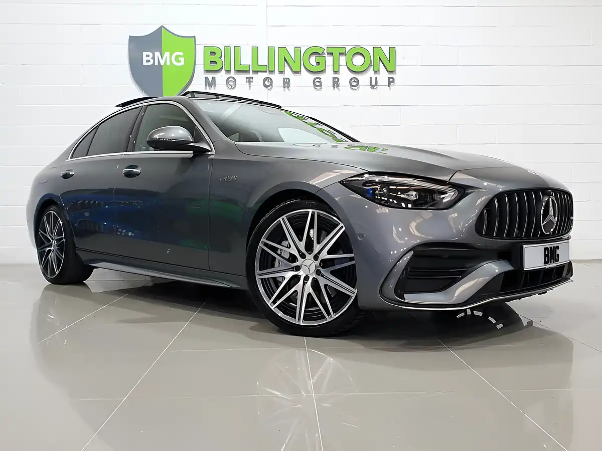 Used 2023 Mercedes-Benz C Class AMG Premium Plus Grey - Front View