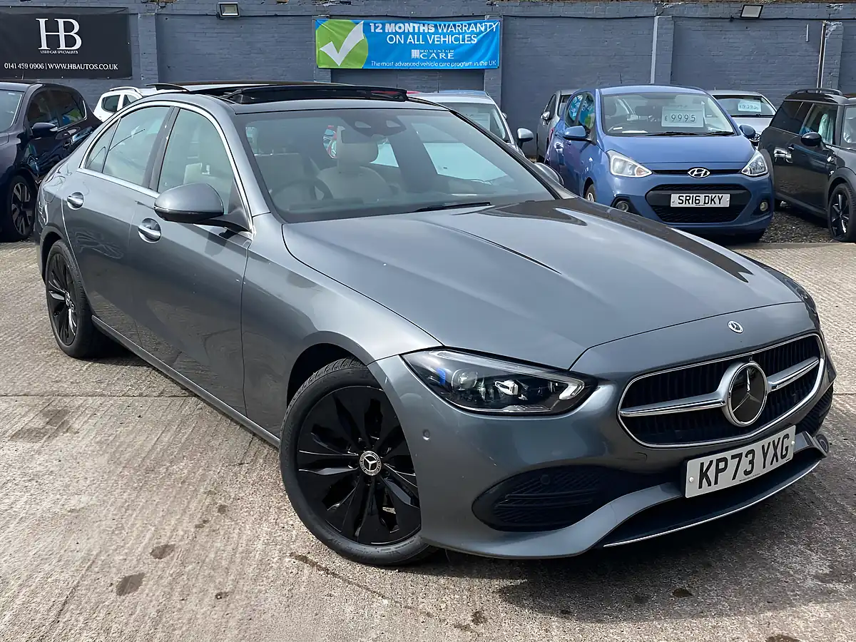 Used 2023 Mercedes-Benz C Class Exclusive Luxury Grey - Front View