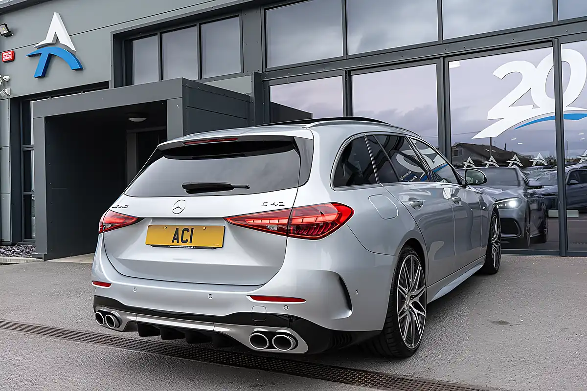 Used 2023 Mercedes-Benz C Class Premium Plus High Tech Silver - Interior and Exterior details 10
