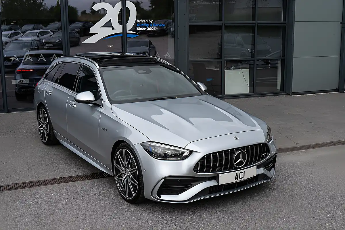 Used 2023 Mercedes-Benz C Class Premium Plus High Tech Silver - Interior and Exterior details 11
