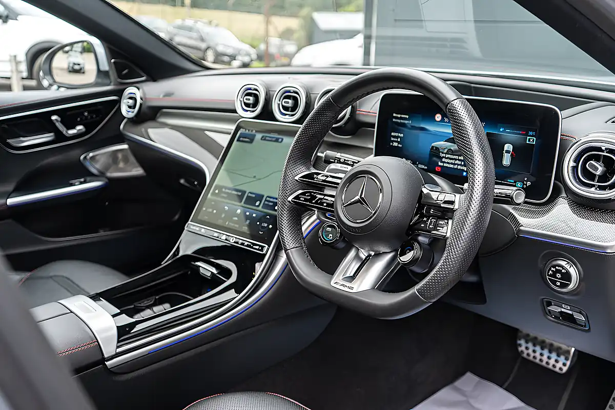 Used 2023 Mercedes-Benz C Class Premium Plus High Tech Silver - Interior and Exterior details 14