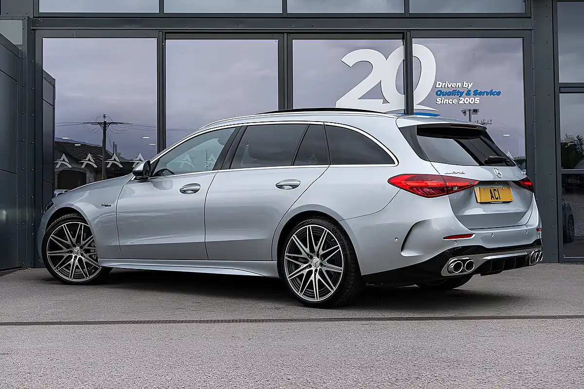 Used 2023 Mercedes-Benz C Class Premium Plus High Tech Silver - Interior and Exterior details 2