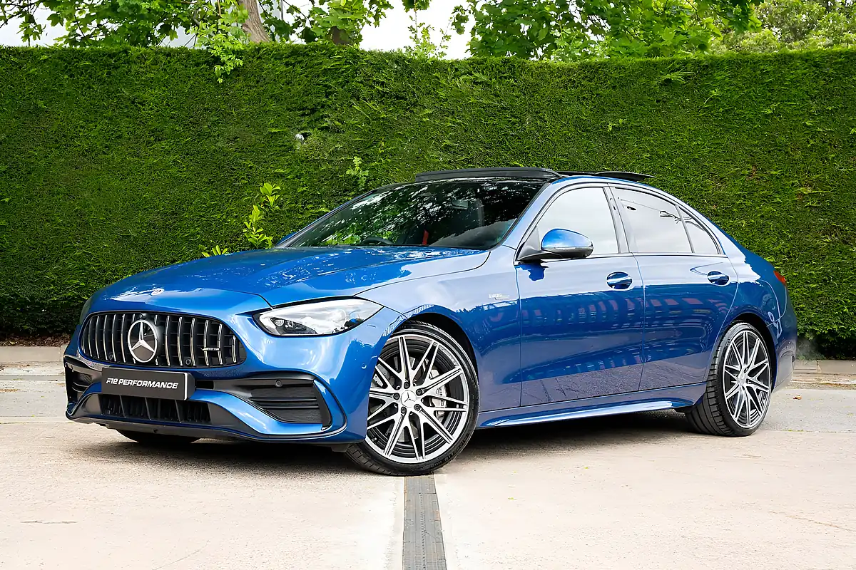 Used 2023 Mercedes-Benz C Class Premium Plus Spectral Blue - Interior and Exterior details 11