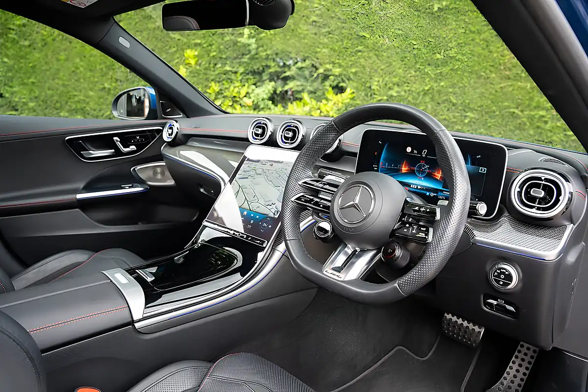 Used 2023 Mercedes-Benz C Class Premium Plus Spectral Blue - Interior and Exterior details 16