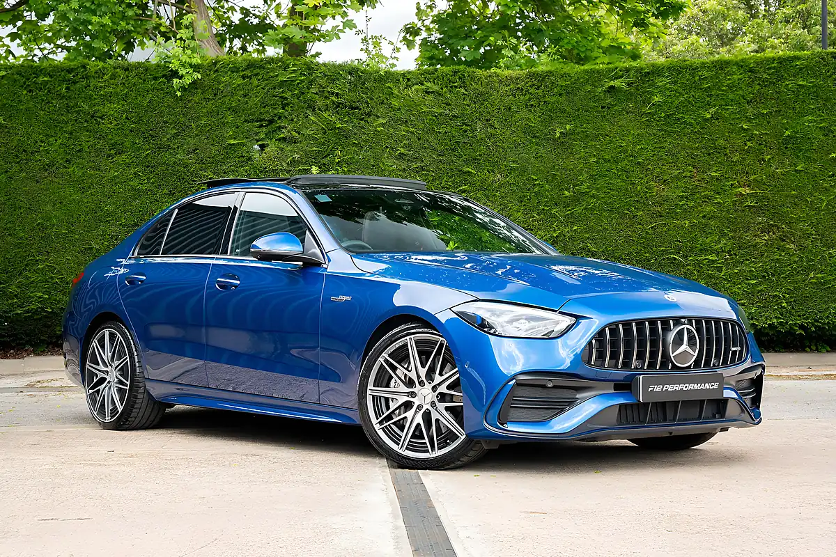 Used 2023 Mercedes-Benz C Class Premium Plus Spectral Blue - Interior and Exterior details 5