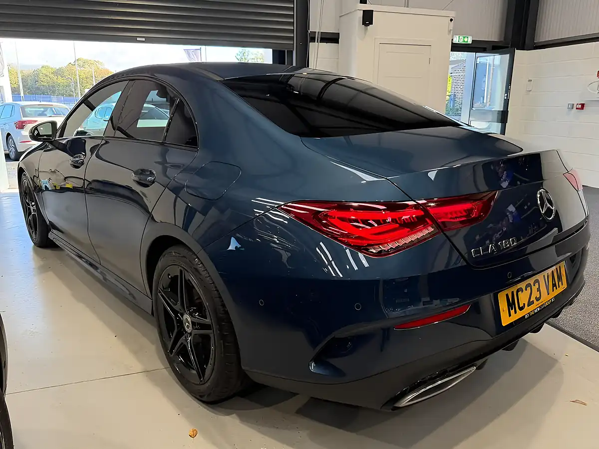 Used 2023 Mercedes-Benz Cla AMG Line (executive) Blue - Interior and Exterior details 11