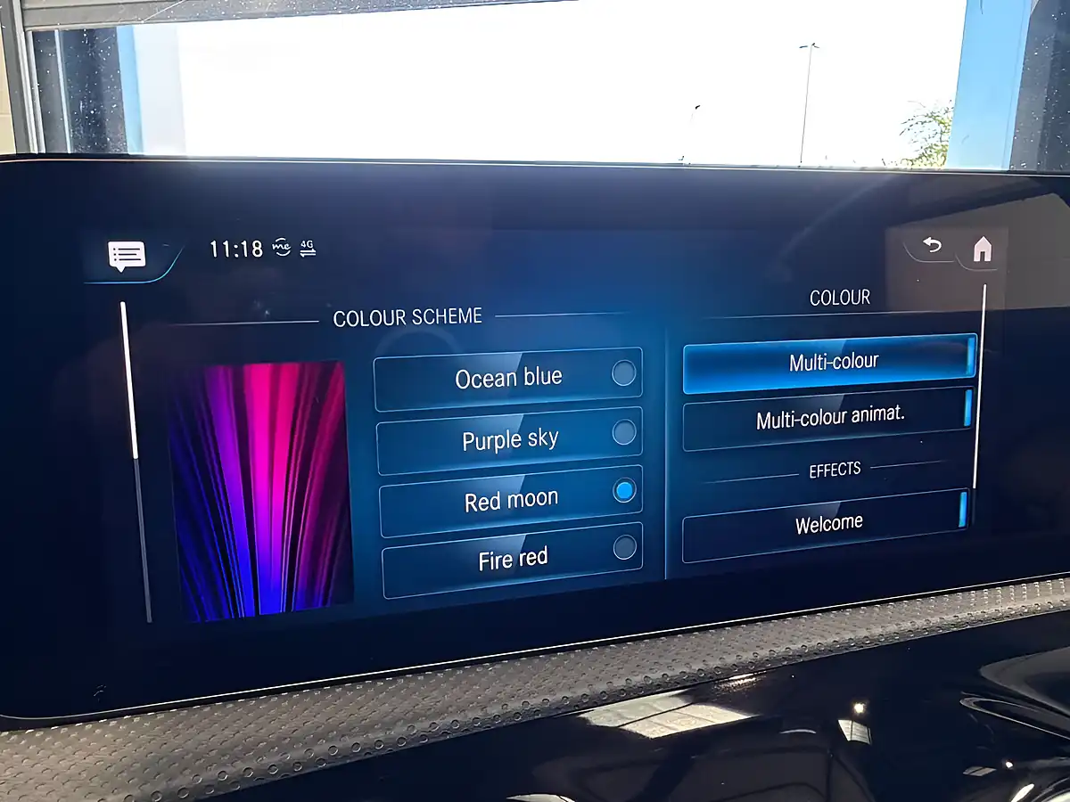 Used 2023 Mercedes-Benz Cla AMG Line (executive) Blue - Interior and Exterior details 14