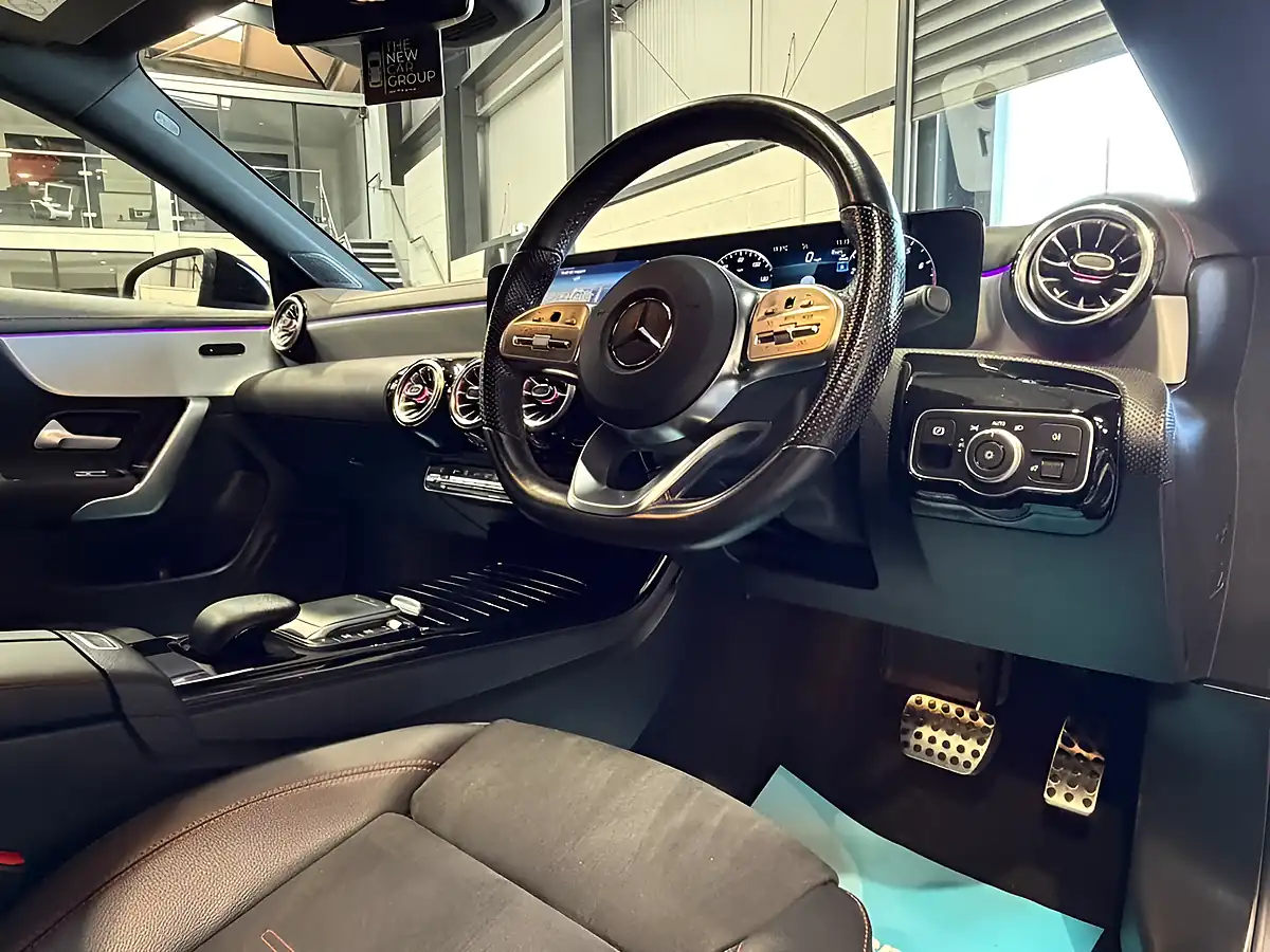 Used 2023 Mercedes-Benz Cla AMG Line (executive) Blue - Interior and Exterior details 15