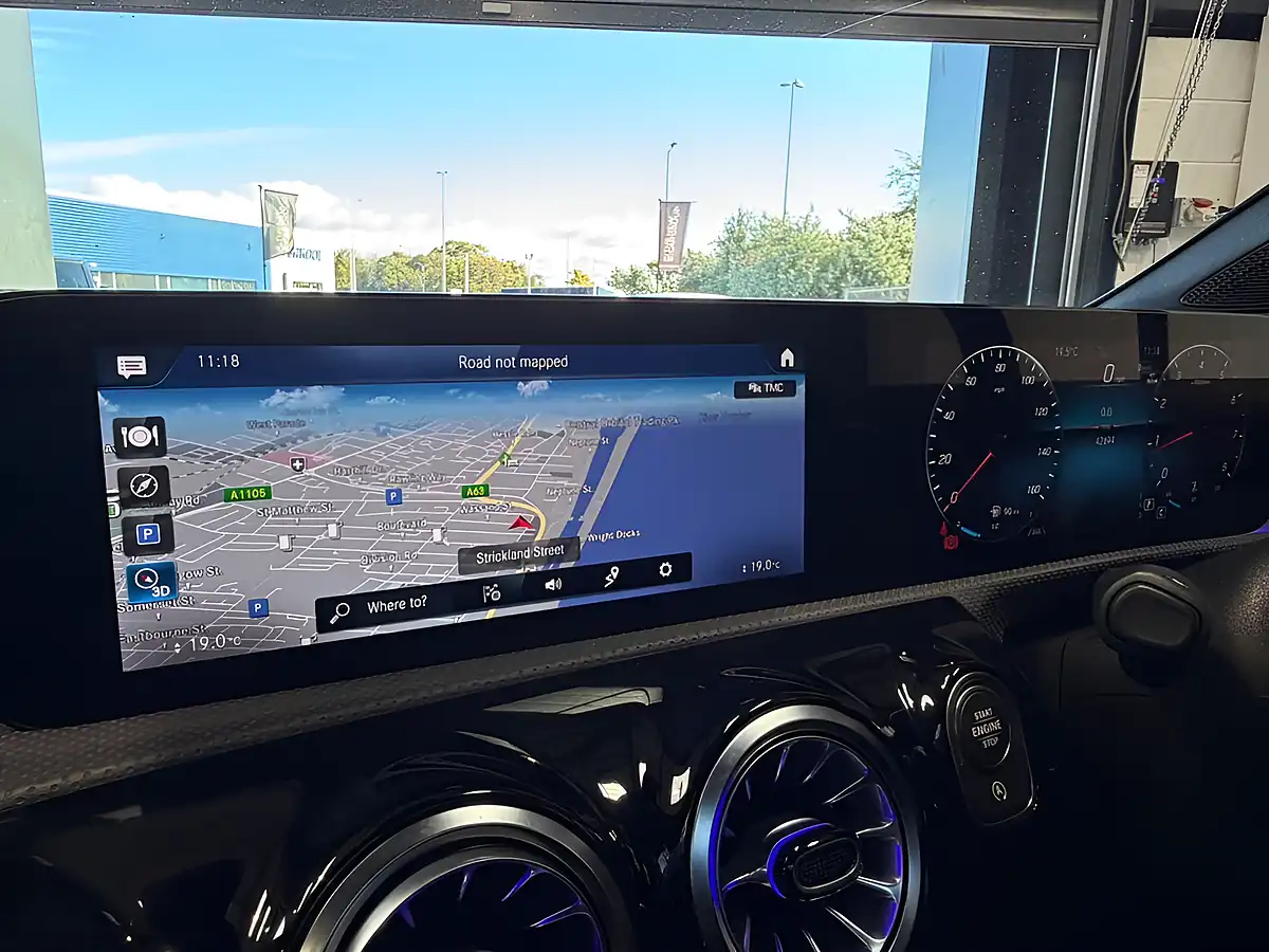 Used 2023 Mercedes-Benz Cla AMG Line (executive) Blue - Interior and Exterior details 17