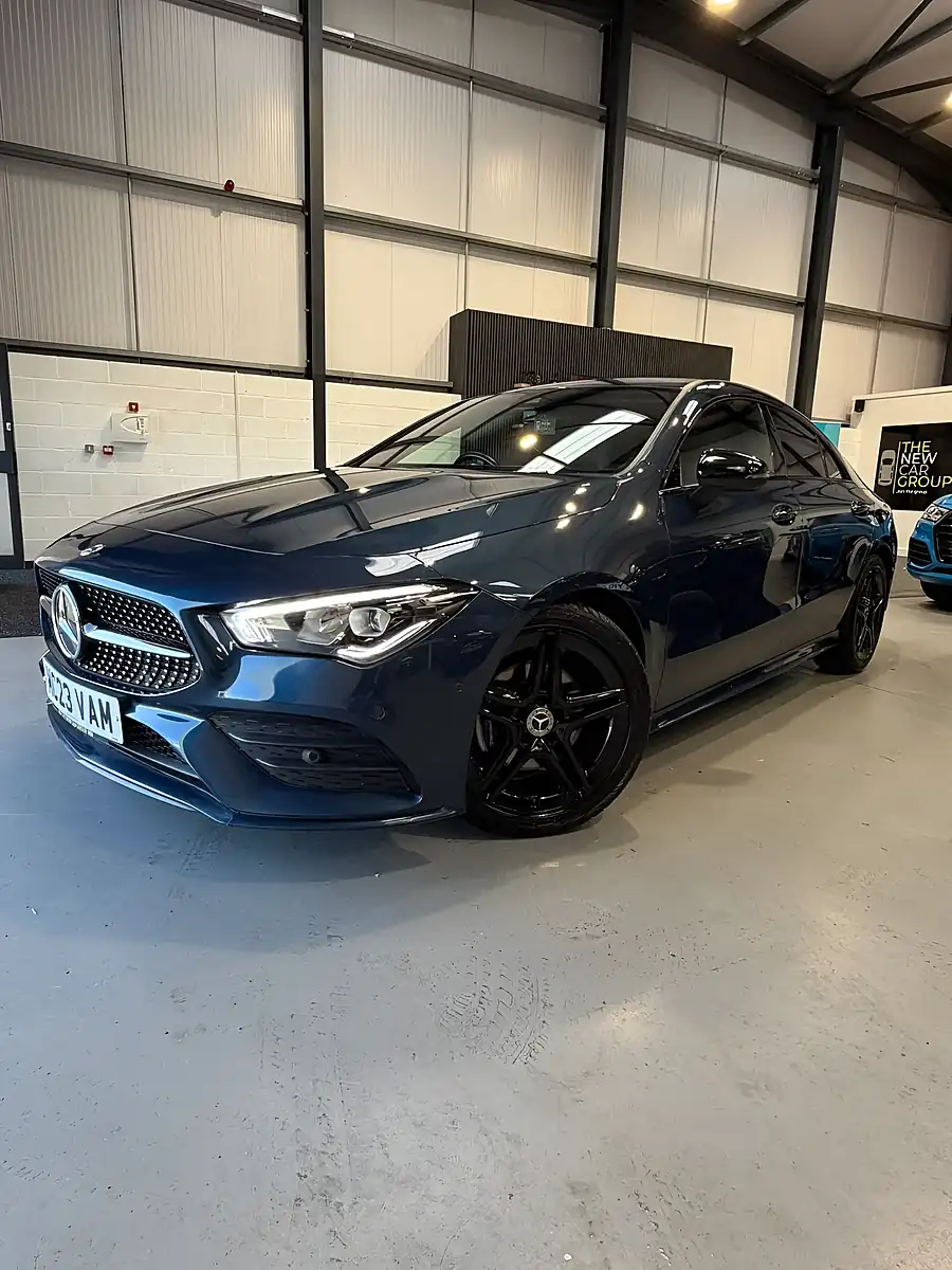 Used 2023 Mercedes-Benz Cla AMG Line (executive) Blue - Interior and Exterior details 2