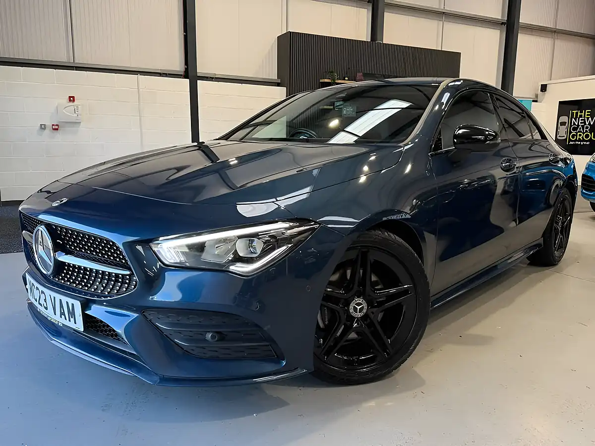 Used 2023 Mercedes-Benz Cla AMG Line (executive) Blue - Interior and Exterior details 3