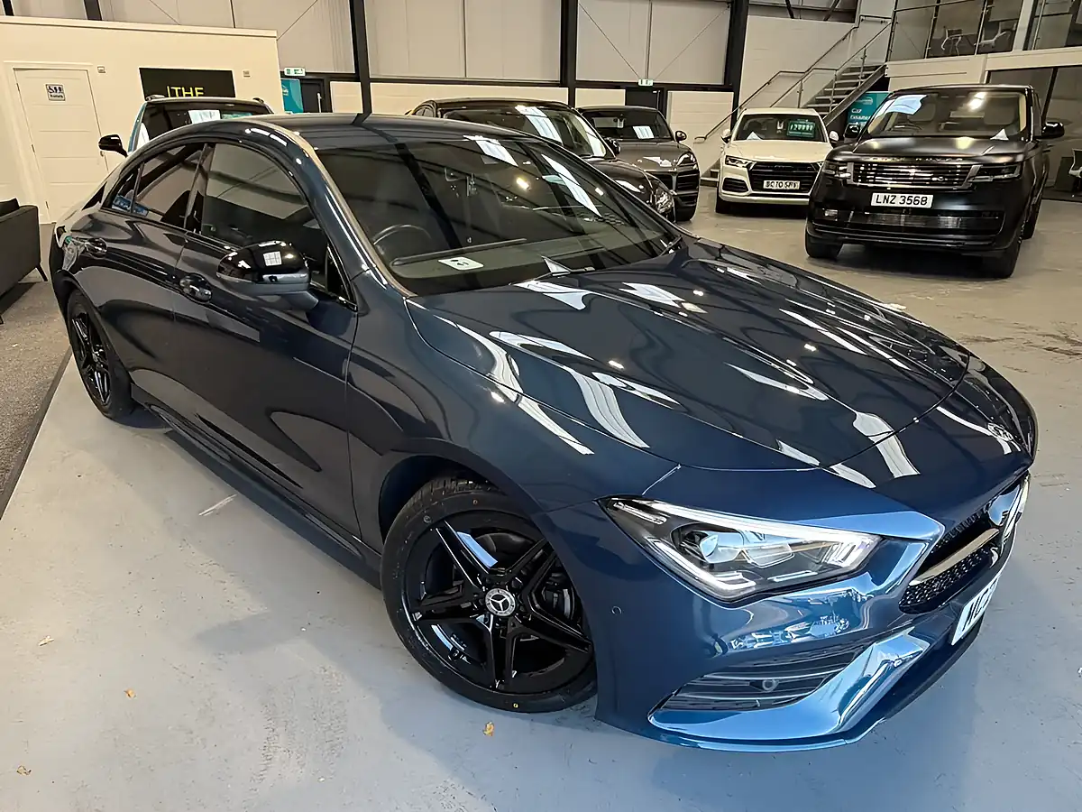 Used 2023 Mercedes-Benz Cla AMG Line (executive) Blue - Interior and Exterior details 9
