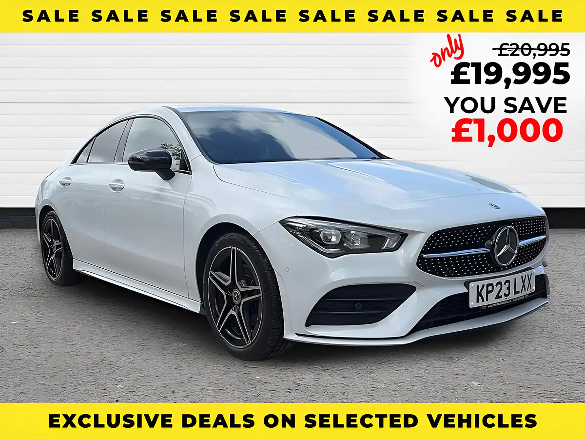 Used 2023 Mercedes-Benz Cla AMG Line Executive Polar White - Interior and Exterior details 2