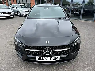 Used 2023 Mercedes-Benz Cla AMG Line Night Edition (premium Plus) Black - Interior and Exterior details 2