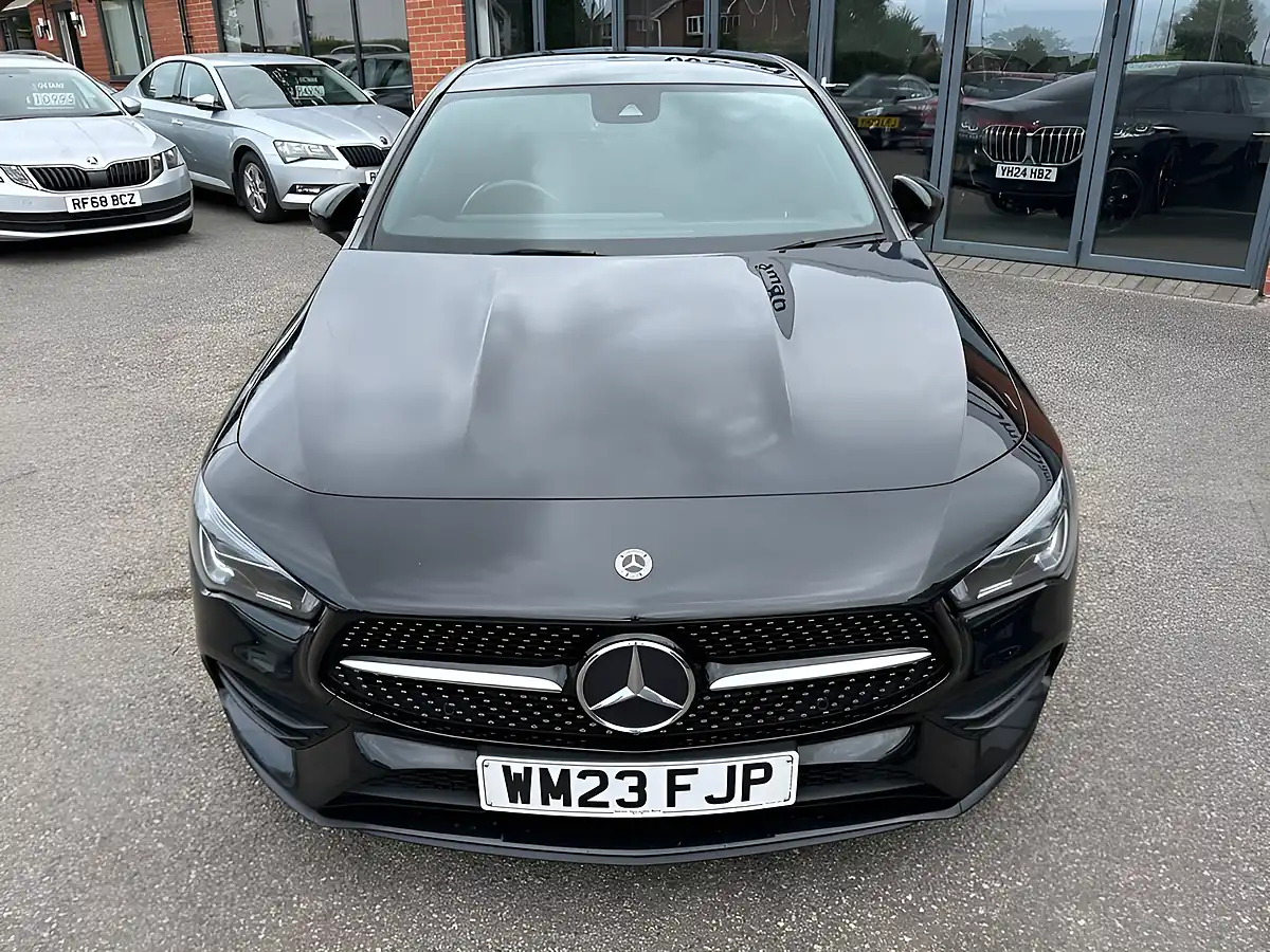 Used 2023 Mercedes-Benz Cla AMG Line Night Edition (premium Plus) Black - Interior and Exterior details 2