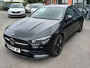 Used 2023 Mercedes-Benz Cla AMG Line Night Edition (premium Plus) Black - Interior and Exterior details 3