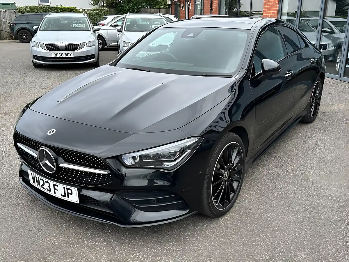 Used 2023 Mercedes-Benz Cla AMG Line Night Edition (premium Plus) Black - Interior and Exterior details 3