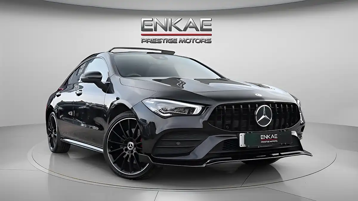 Used 2023 Mercedes-Benz Cla AMG Line Night Edition (premium Plus) Black - Interior and Exterior details 2