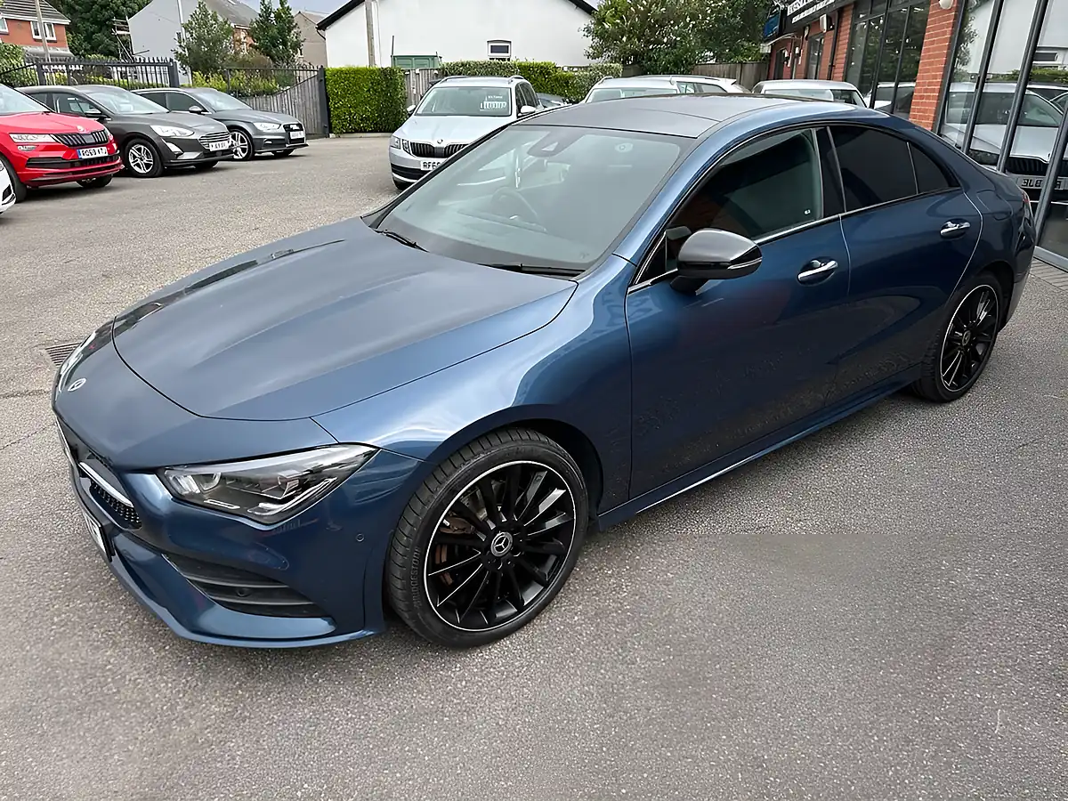 Used 2023 Mercedes-Benz Cla AMG Line Night Edition (premium Plus) Denim Blue - Interior and Exterior details 3