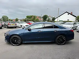 Used 2023 Mercedes-Benz Cla AMG Line Night Edition (premium Plus) Denim Blue - Interior and Exterior details 4