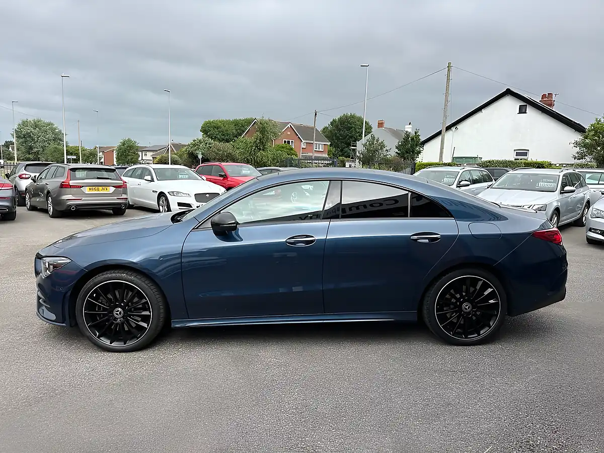 Used 2023 Mercedes-Benz Cla AMG Line Night Edition (premium Plus) Denim Blue - Interior and Exterior details 4