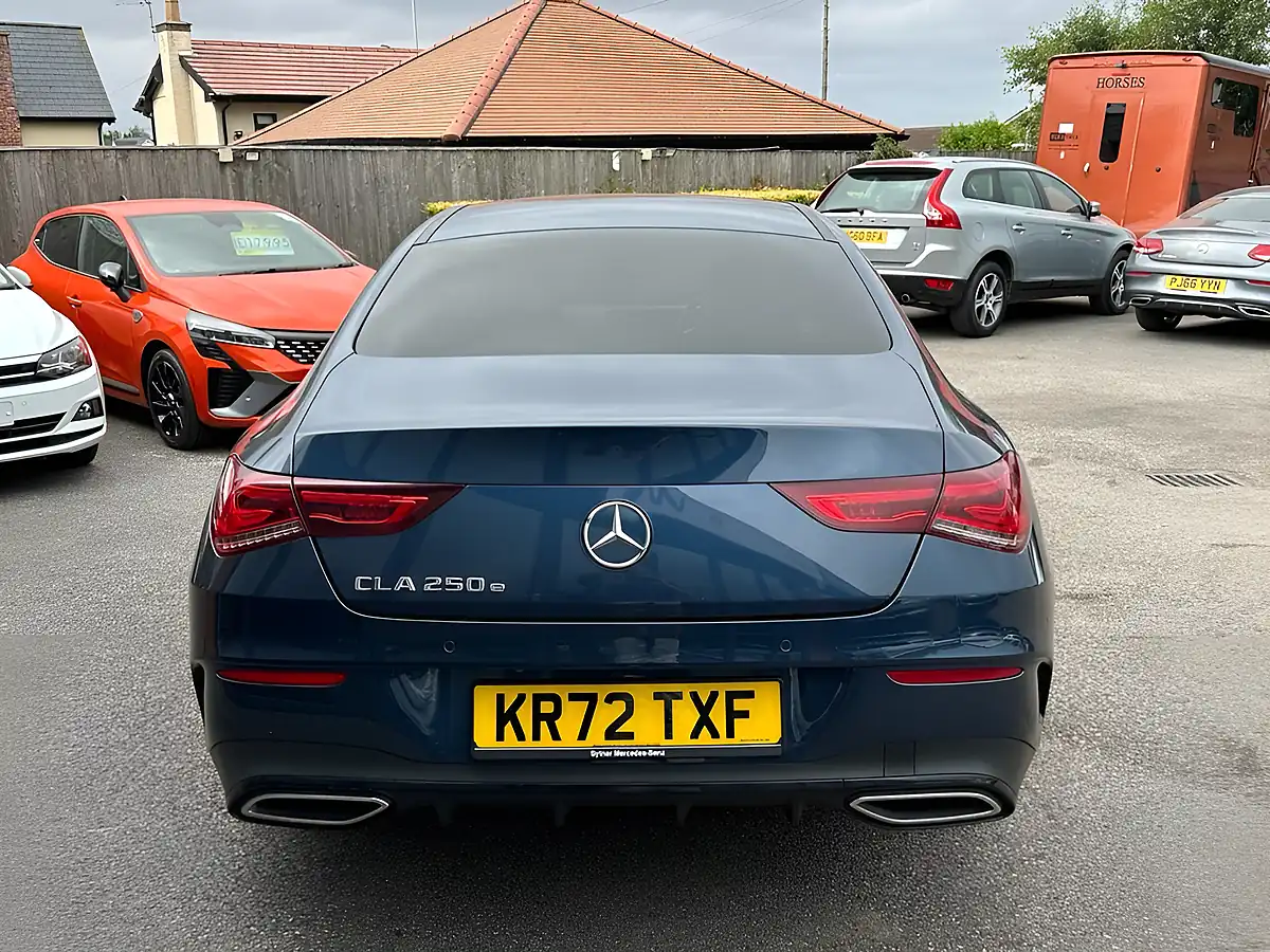Used 2023 Mercedes-Benz Cla AMG Line Night Edition (premium Plus) Denim Blue - Interior and Exterior details 6