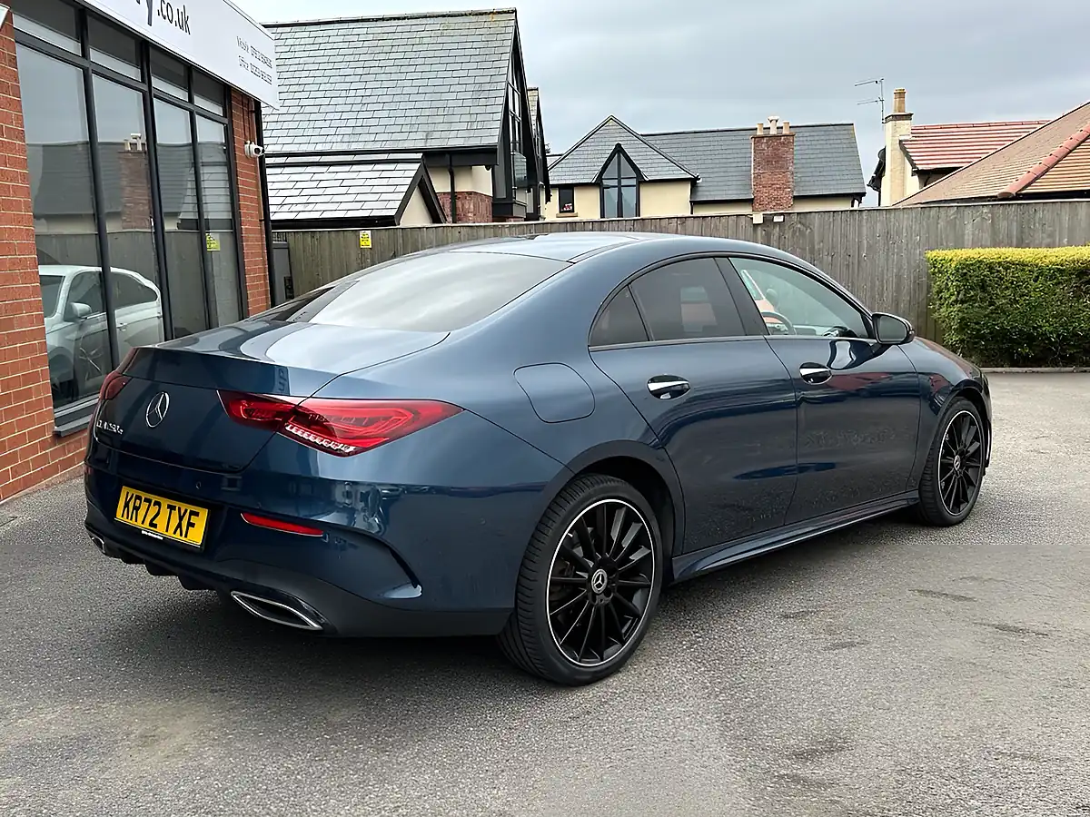 Used 2023 Mercedes-Benz Cla AMG Line Night Edition (premium Plus) Denim Blue - Interior and Exterior details 7