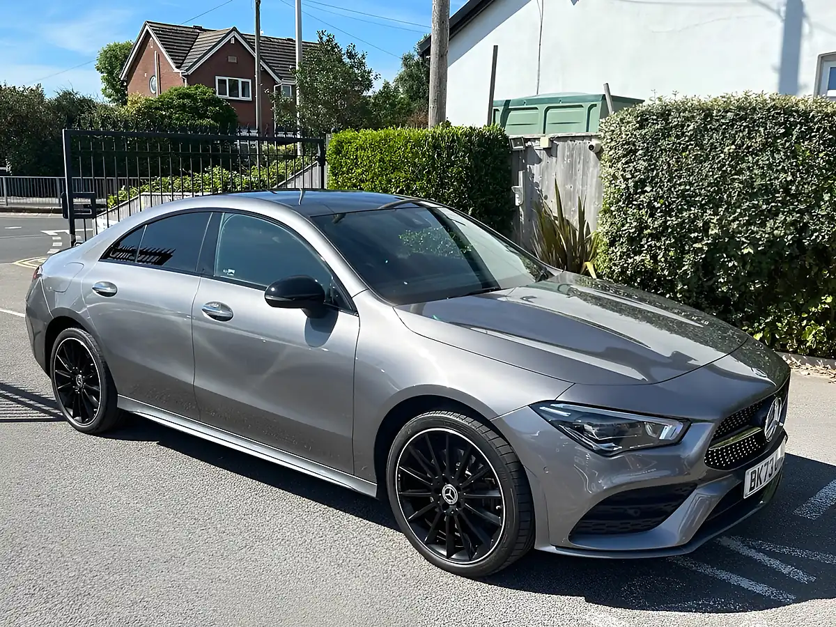 Used 2023 Mercedes-Benz Cla AMG Line Night Edition (premium Plus) Grey - Front View
