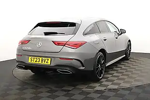 Used 2023 Mercedes-Benz Cla AMG Line Night Edition Premium Plus Shooting Brake Grey - Interior and Exterior details 4