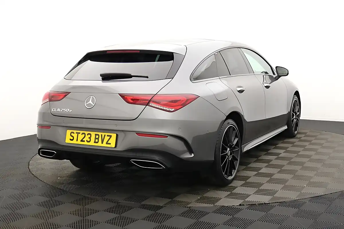 Used 2023 Mercedes-Benz Cla AMG Line Night Edition Premium Plus Shooting Brake Grey - Interior and Exterior details 4