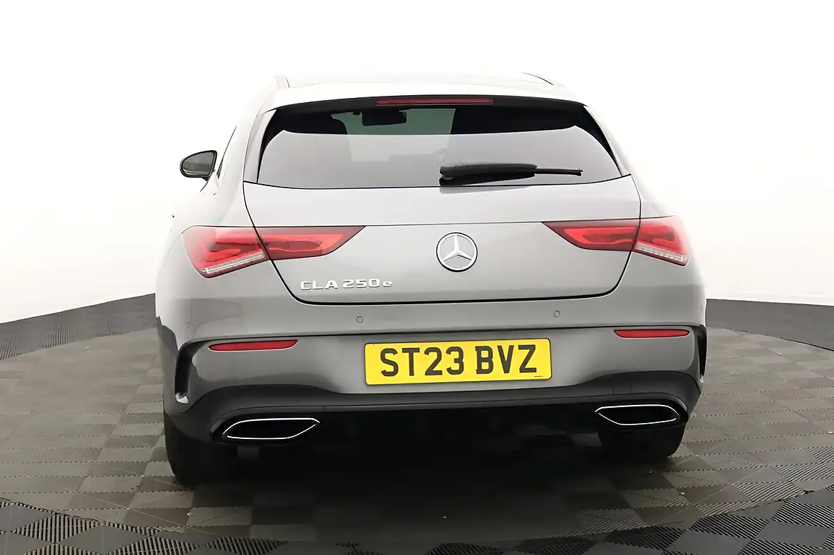 Used 2023 Mercedes-Benz Cla AMG Line Night Edition Premium Plus Shooting Brake Grey - Interior and Exterior details 5