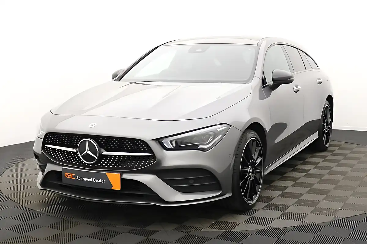 Used 2023 Mercedes-Benz Cla AMG Line Night Edition Premium Plus Shooting Brake Grey - Interior and Exterior details 8