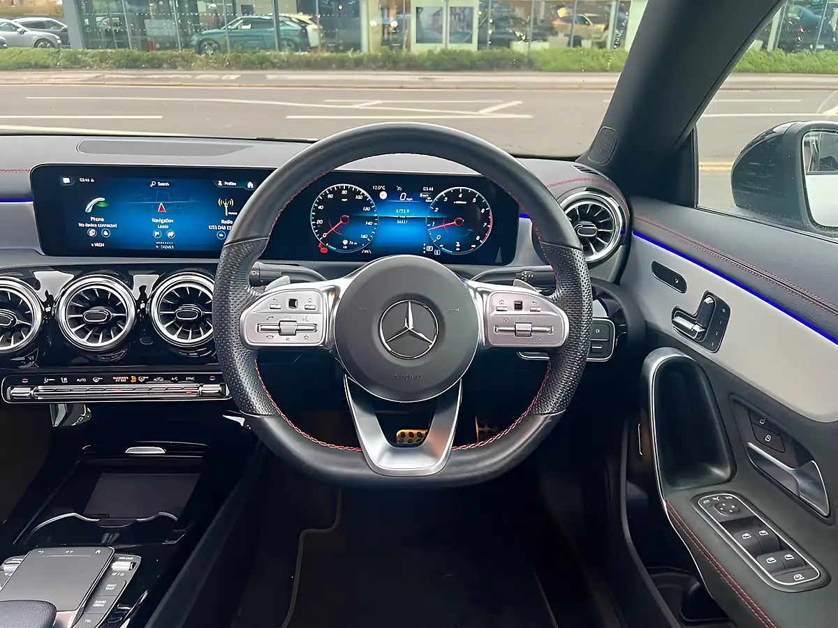 Used 2023 Mercedes-Benz Cla AMG Line Night Edition (premium Plus) Silver - Interior and Exterior details 13