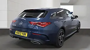 Used 2023 Mercedes-Benz Cla AMG Line (premium) Blue - Interior and Exterior details 2
