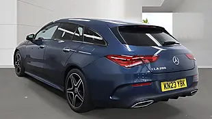 Used 2023 Mercedes-Benz Cla AMG Line (premium) Blue - Interior and Exterior details 3