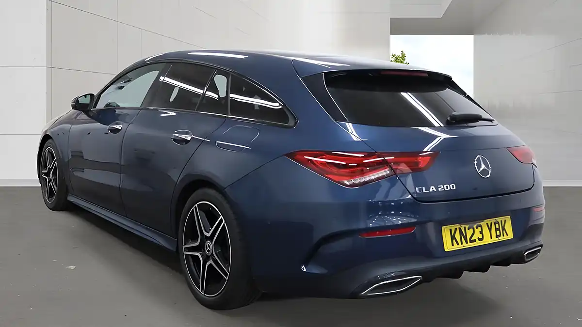 Used 2023 Mercedes-Benz Cla AMG Line (premium) Blue - Interior and Exterior details 3