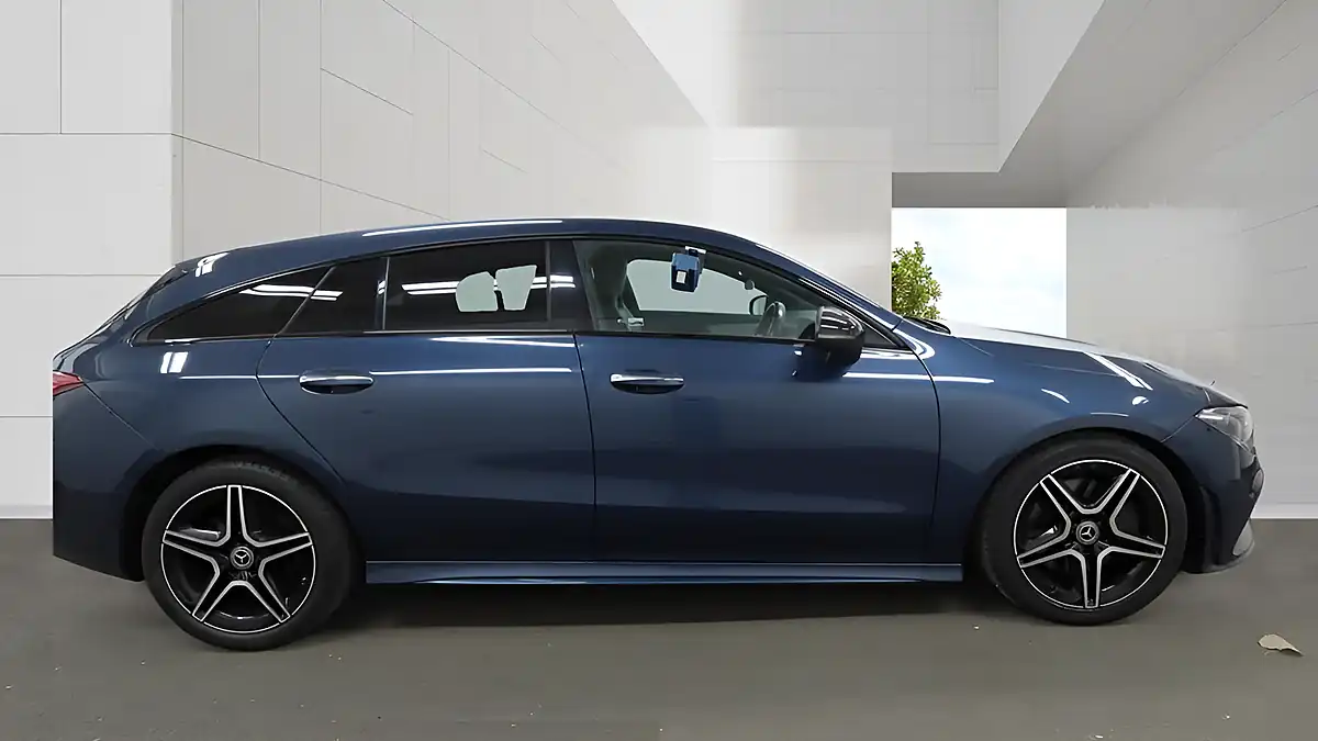 Used 2023 Mercedes-Benz Cla AMG Line (premium) Blue - Interior and Exterior details 5