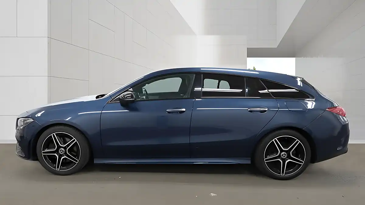 Used 2023 Mercedes-Benz Cla AMG Line (premium) Blue - Interior and Exterior details 6