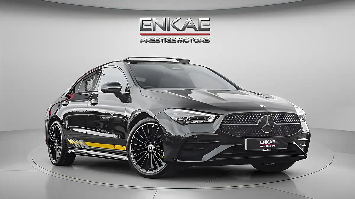Used 2023 Mercedes-Benz Cla AMG Line (premium Plus) Black - Front View