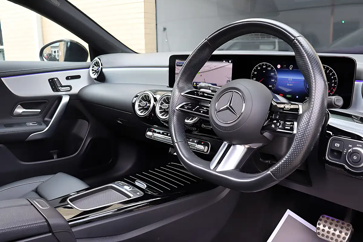Used 2023 Mercedes-Benz Cla AMG Line Premium Plus Black - Interior and Exterior details 14