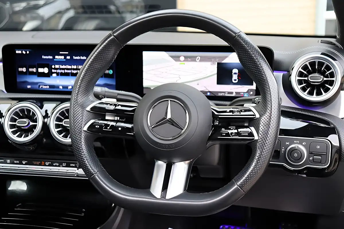 Used 2023 Mercedes-Benz Cla AMG Line Premium Plus Mountain Grey - Interior and Exterior details 10