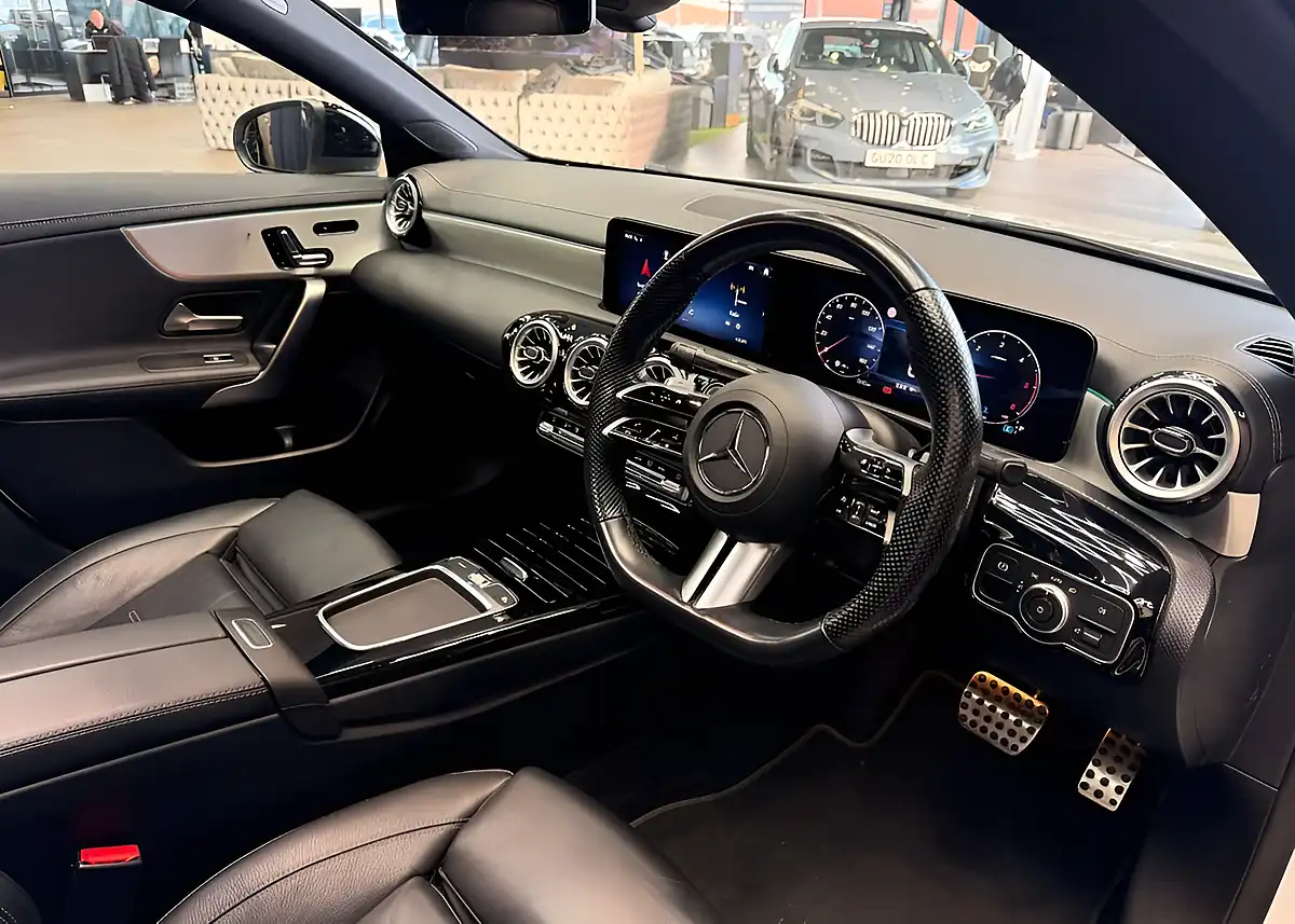 Used 2023 Mercedes-Benz Cla AMG Line (premium Plus) White - Interior and Exterior details 12
