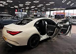 Used 2023 Mercedes-Benz Cla AMG Line (premium Plus) White - Interior and Exterior details 19