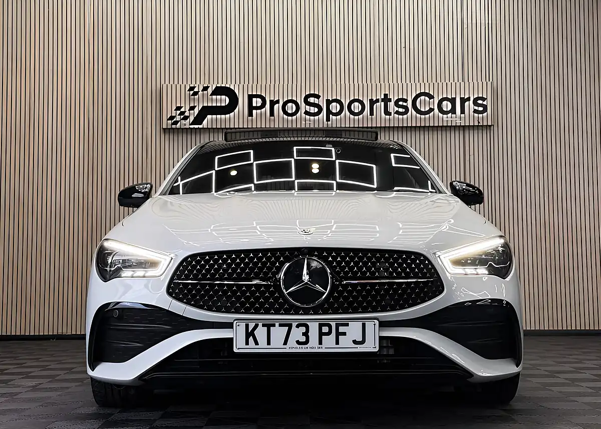 Used 2023 Mercedes-Benz Cla AMG Line (premium Plus) White - Interior and Exterior details 2
